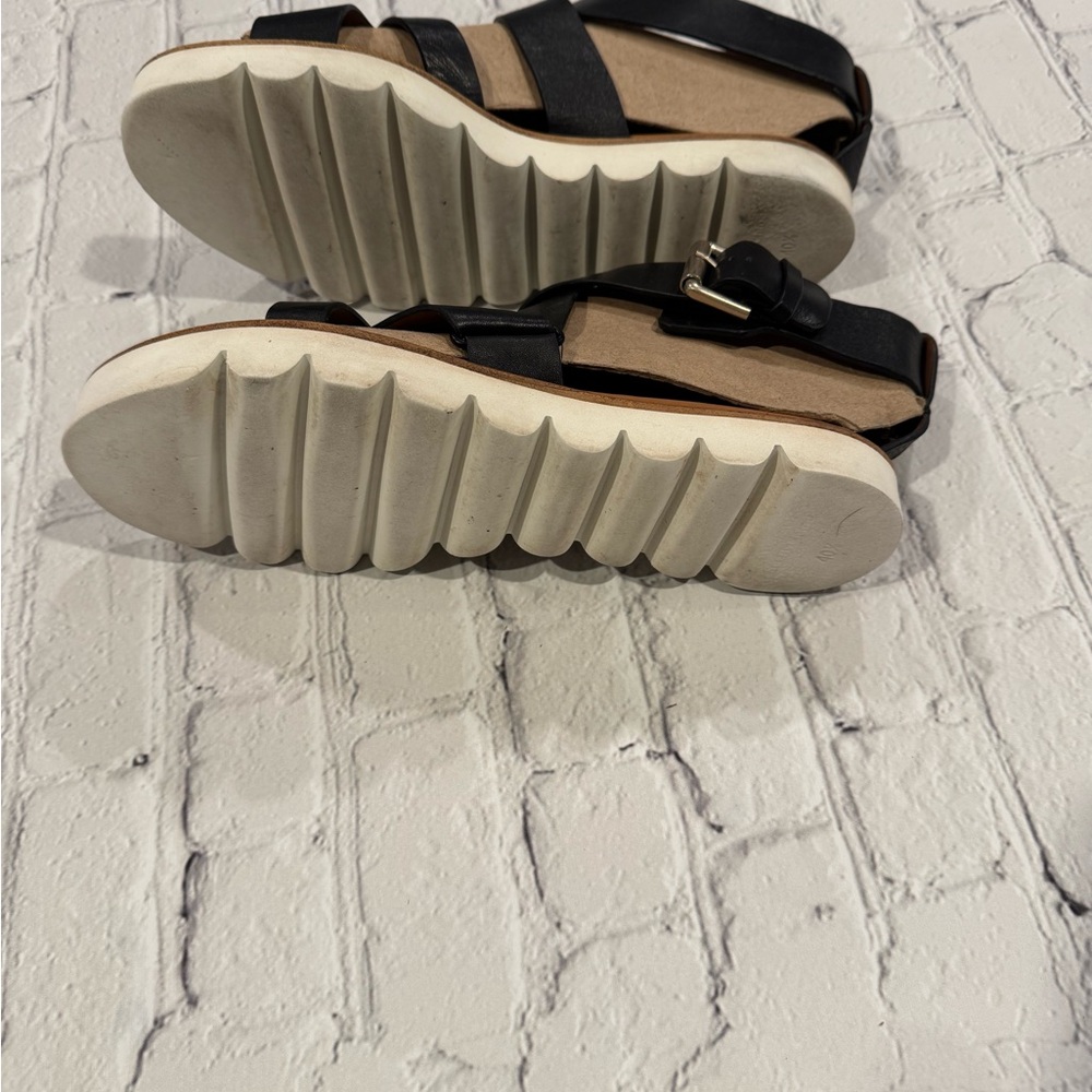 See By Chloe Black Crisscross Sandals. Leather. Sz 40.5 W9 - Picture 5 of 12